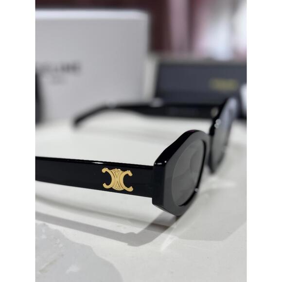 Celine Triomphe 15 Sunglasses – Black Acetate - Picture 7 of 8